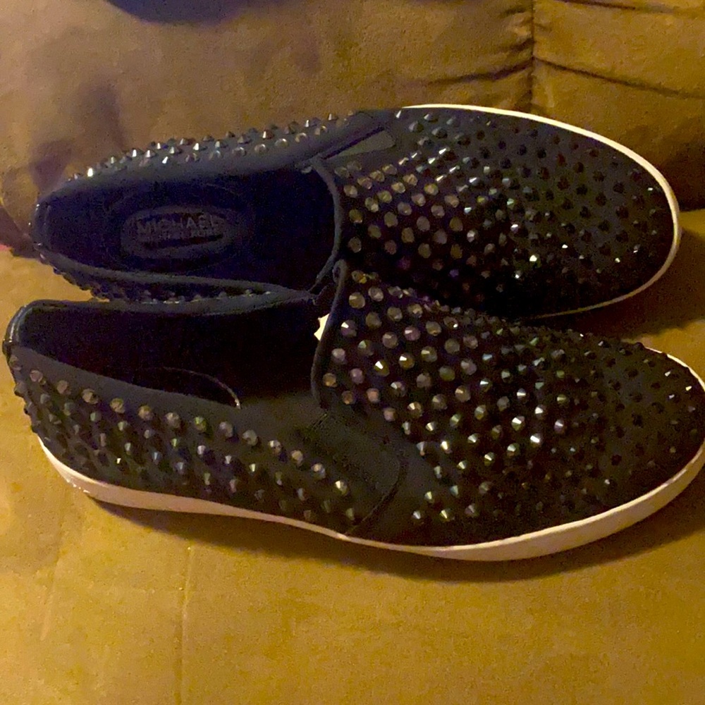 Michael Kors slip on studded sneakers